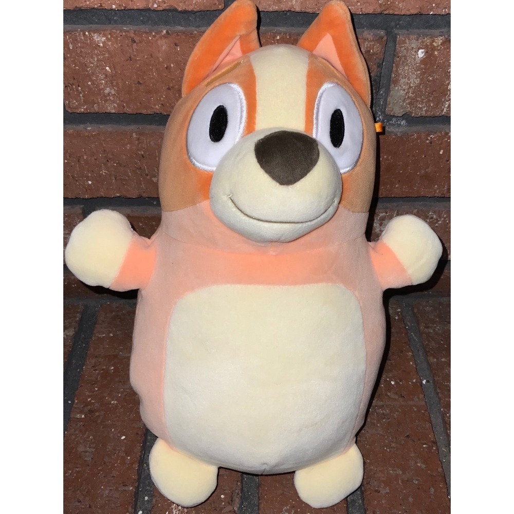 Bluey Bingo Plush Stuffed Animal Orange Heeler Squishmallow HugMees 12"‎ Toy